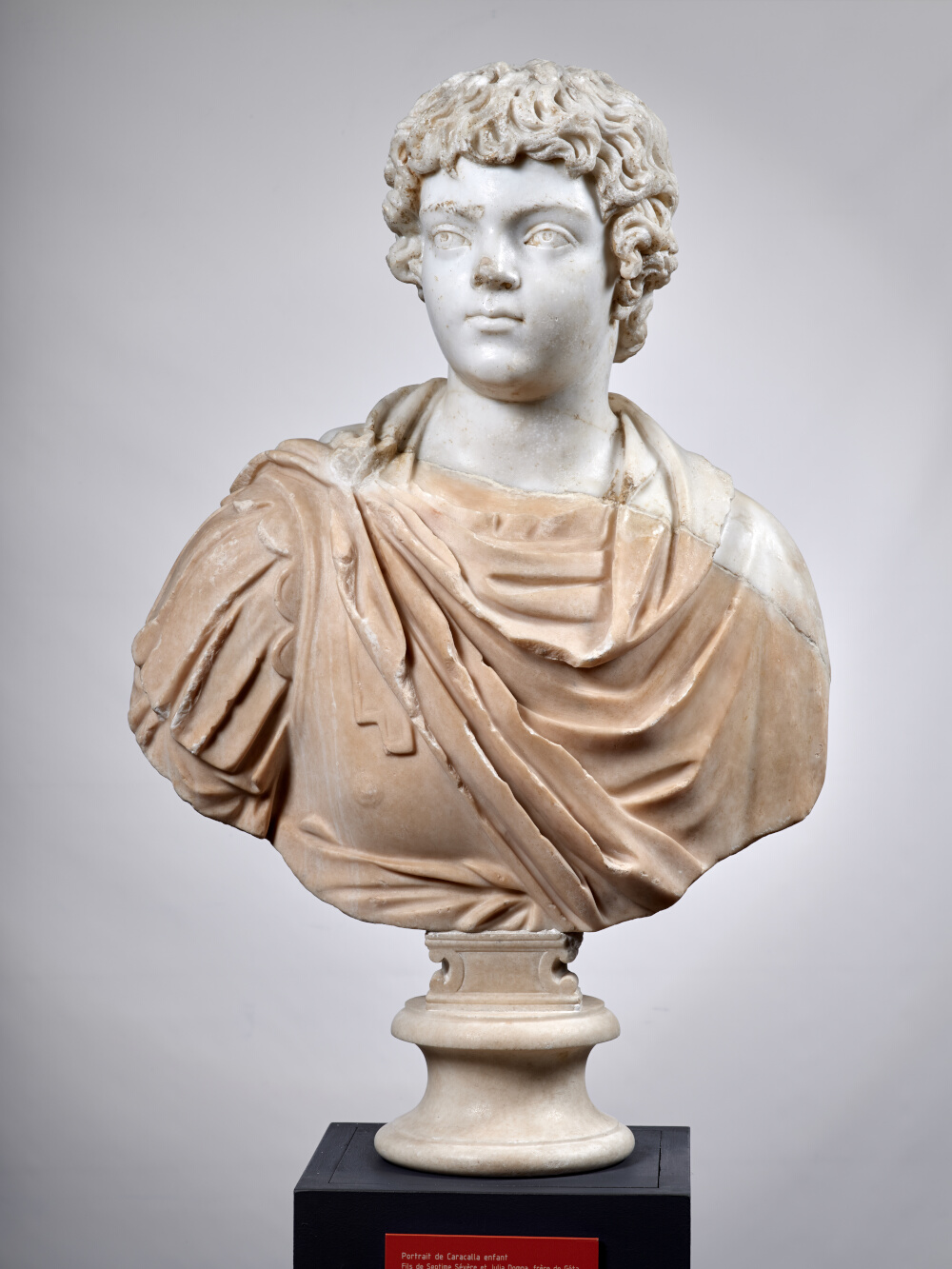Buste cuirassé de Caracalla enfant
