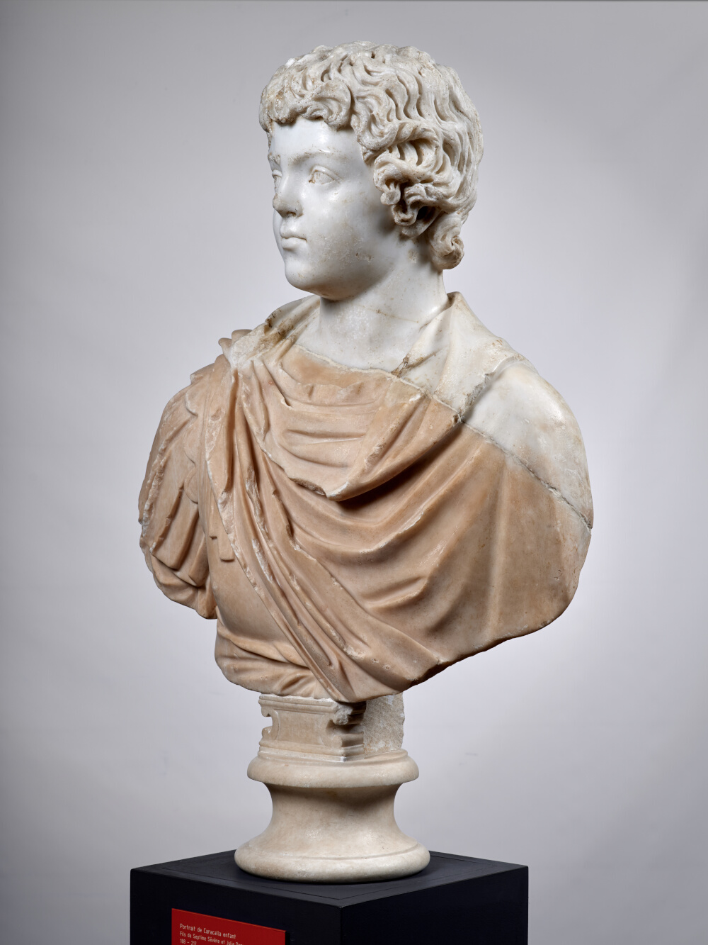Buste cuirassé de Caracalla enfant