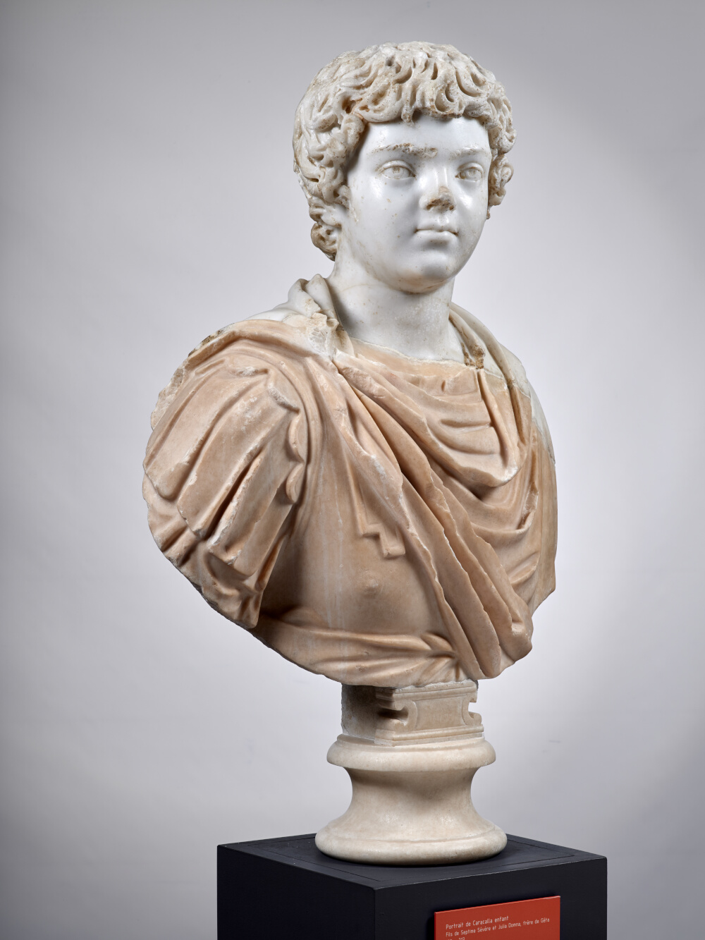 Buste cuirassé de Caracalla enfant
