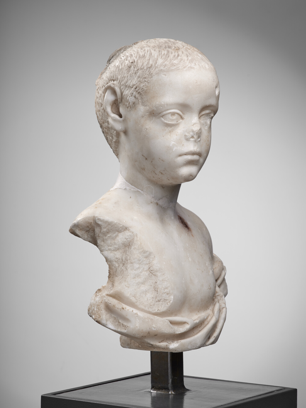 Buste de jeune garçon