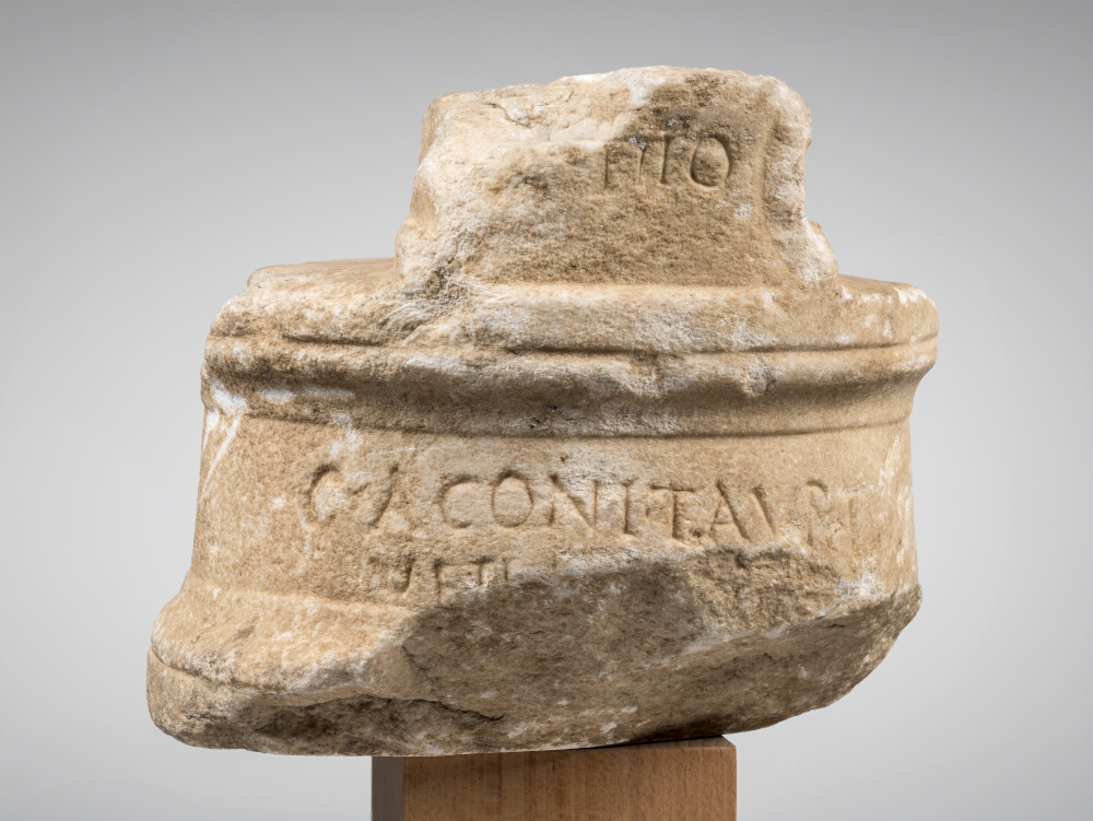 Piédouche d’un buste disparu