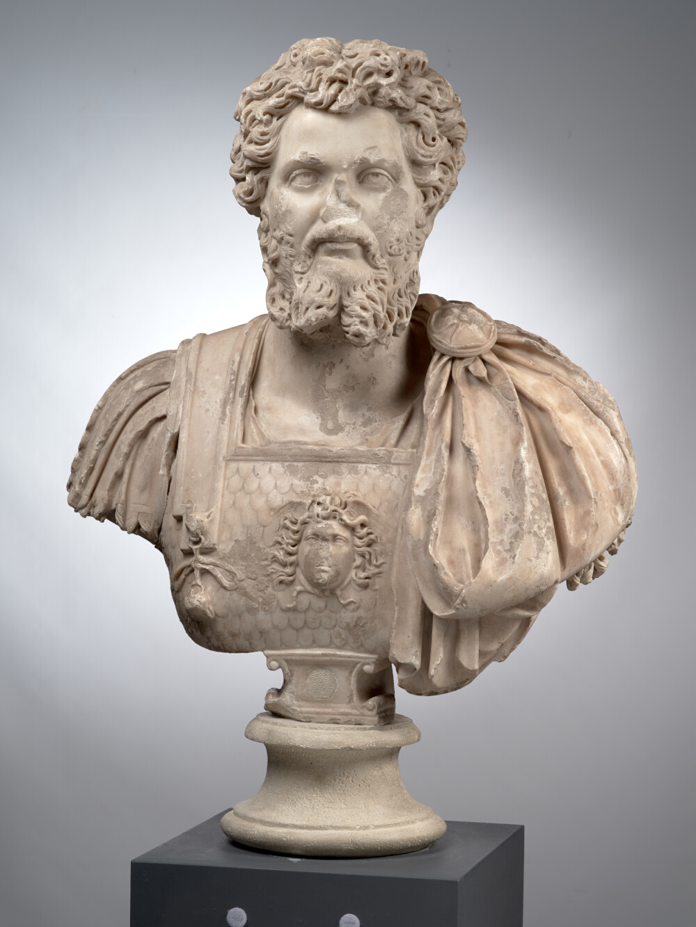 Buste cuirassé de Septime Sévère